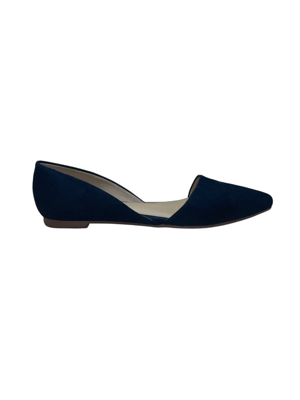 J. Crew Women’s Black Suede D’Orsay Pointed Toe Flats Size 7